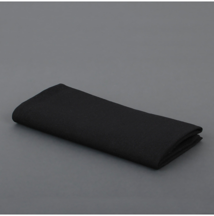 Sintra servett, svart, 50x50 cm